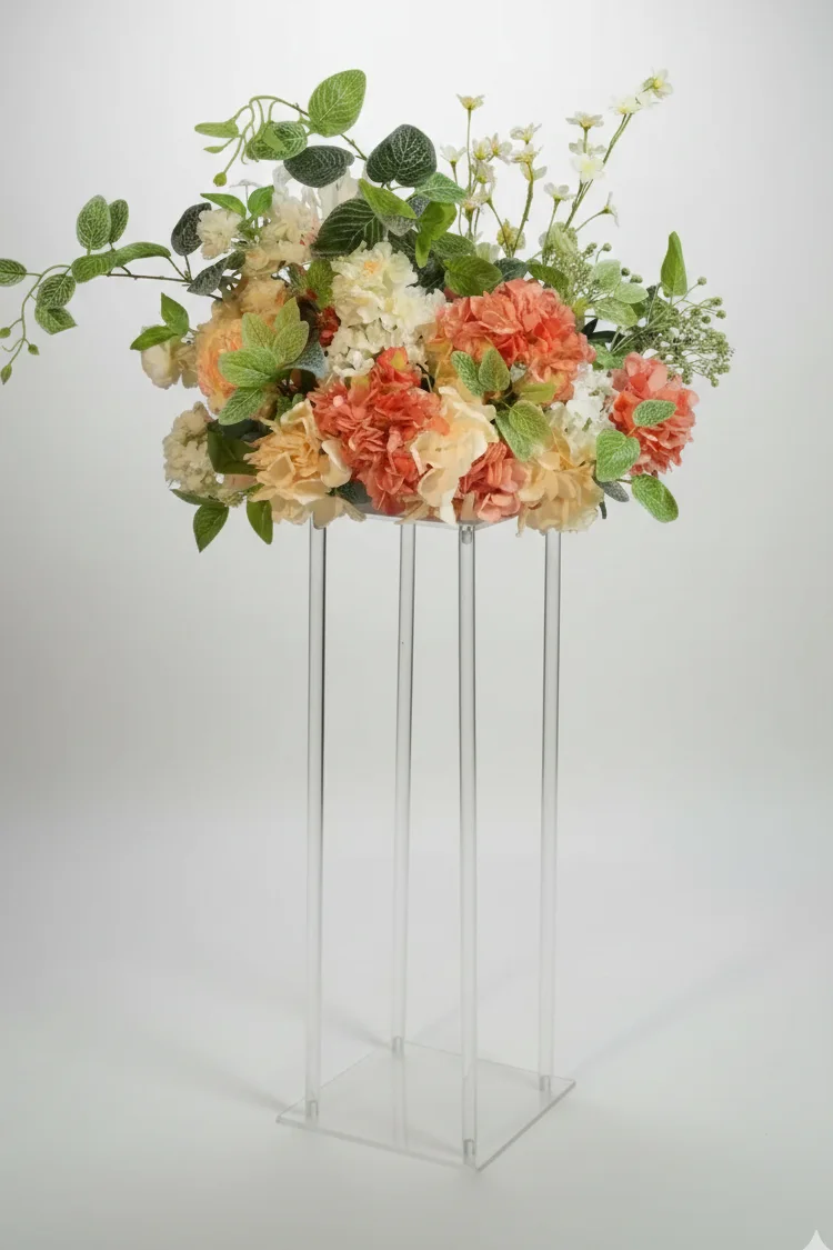 Acrylic Stand with Florals