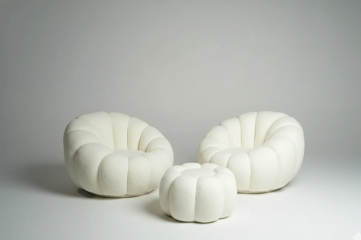 Bouclé Lounge Set