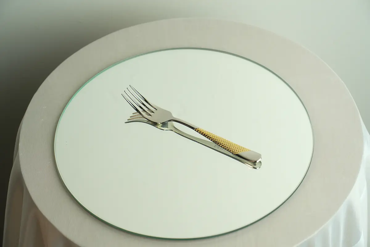 Gold Handle Entree Fork