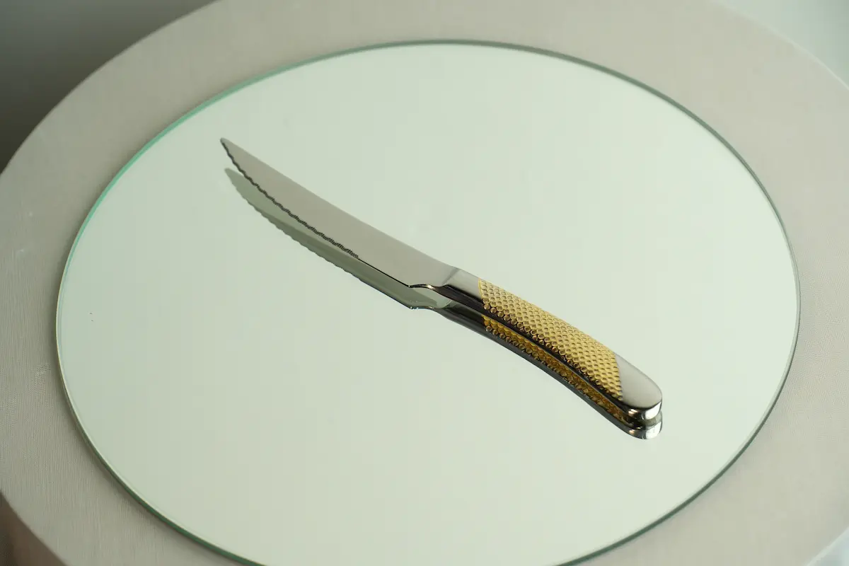 Gold Handle Knife