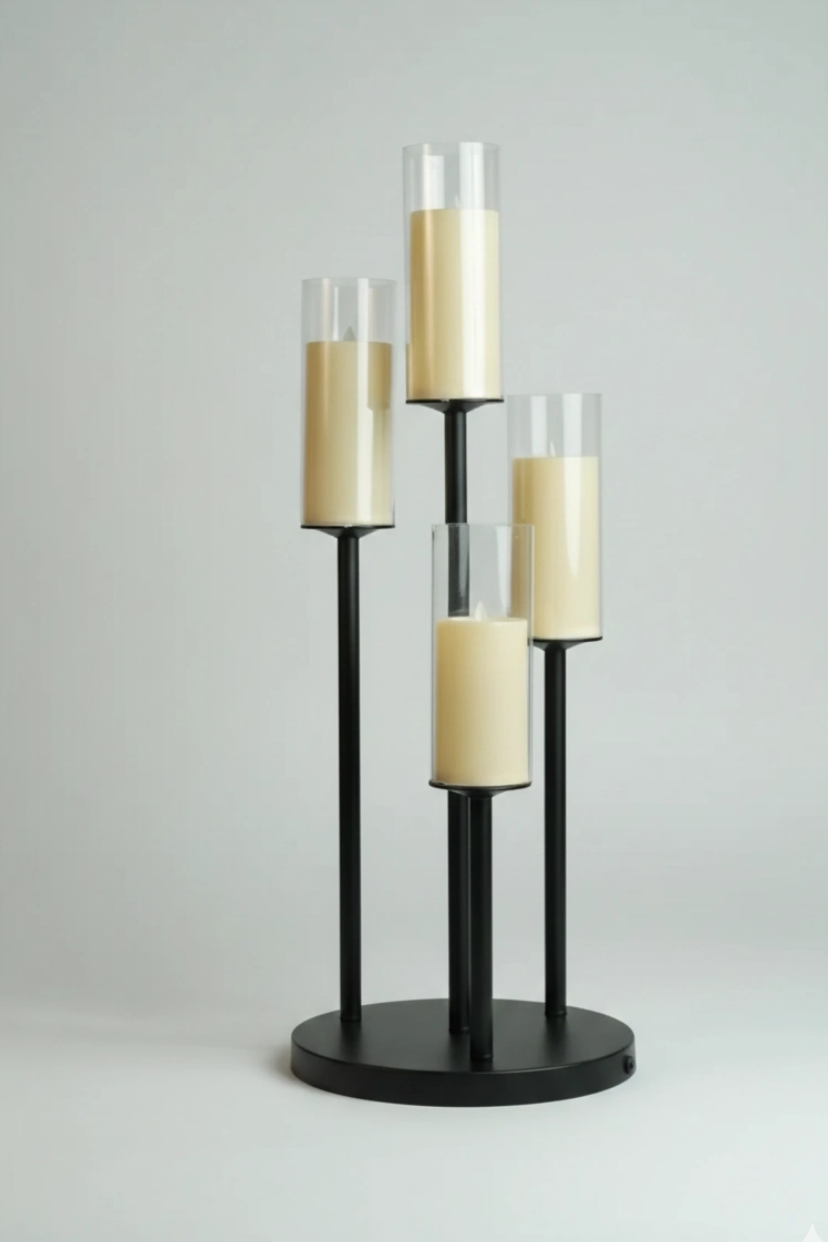 Modern Pillar Candle Display