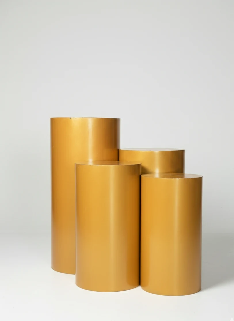 Mustard Gold Plinth (set of 4)
